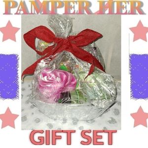 Bath & Body Rose Gift Basket